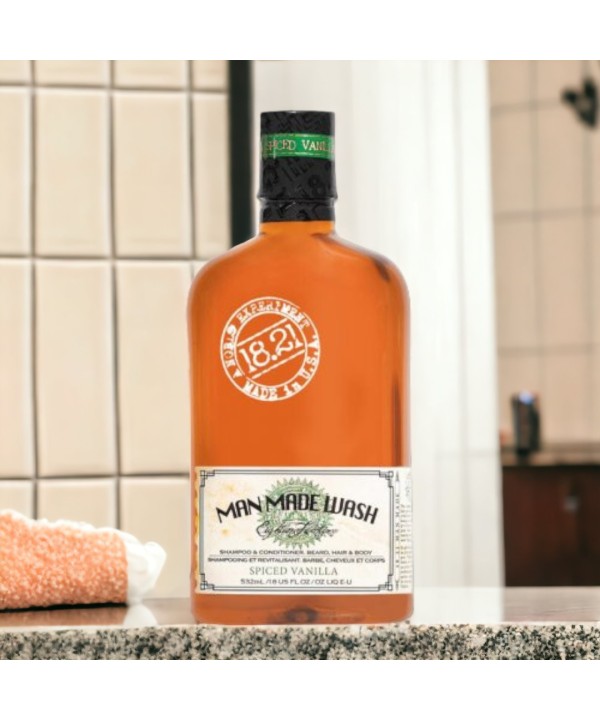 Daugiafunkcinė priemonė vyrui 3in1 18.21 "Man Made Wash" Spiced Vanilla
