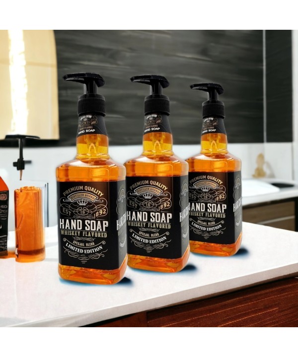 Rankų muilas "Whiskey flavored" su dozatoriumi