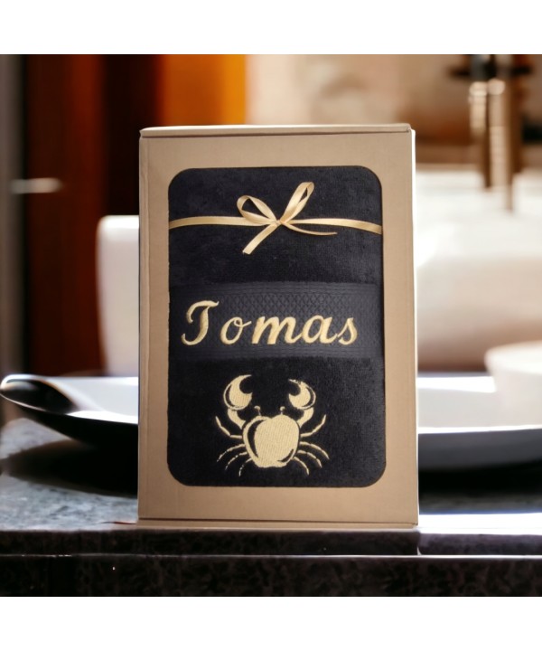 Siuvinėtas rankšluostis su zodiako ženklu (zodiakas)