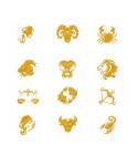 Siuvinėtas rankšluostis su zodiako ženklu (zodiakas)